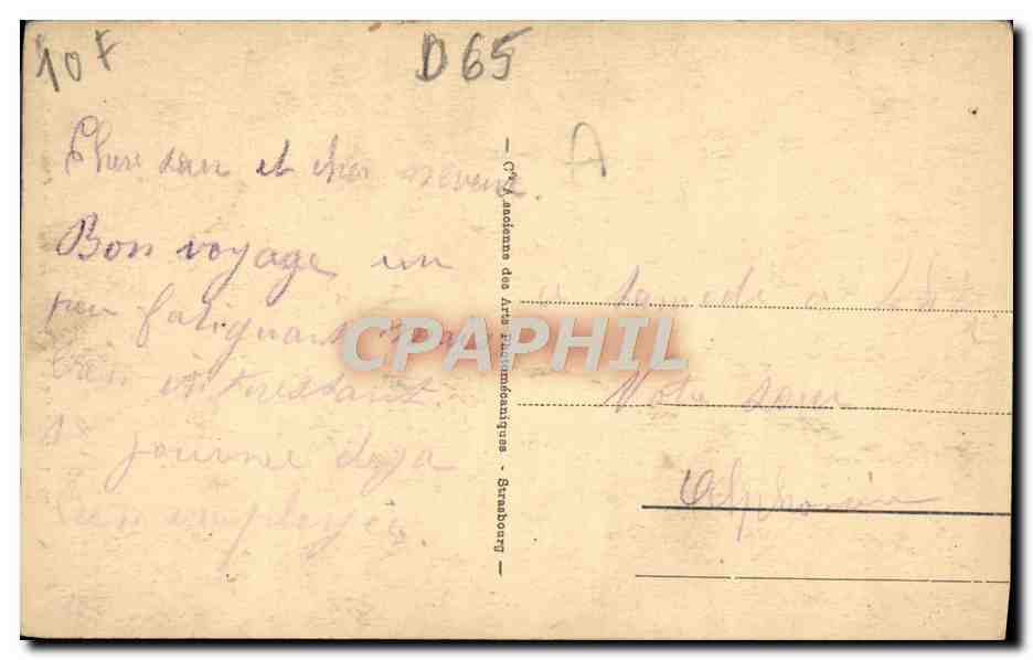 LOURDES - La Basilique vue du Château-Fort — éditeur CPAPHIL, n° 29 — Verso