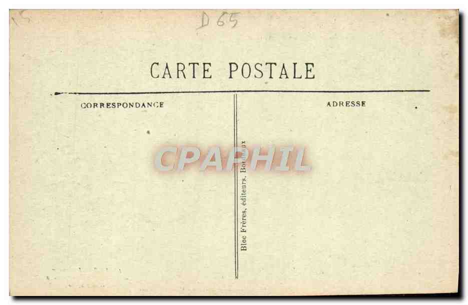 CPA Luz Interieur de l'eglise des Templiers — Rückseite