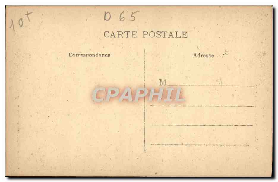 CPA Lourdes La Basilique — Verso