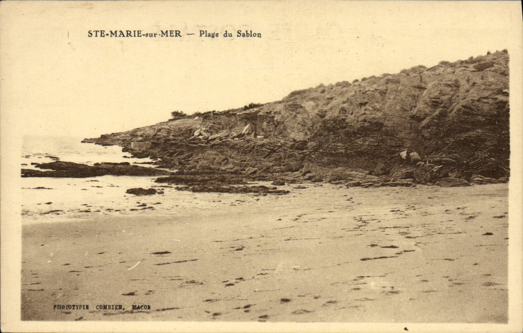 CPA Ste Marie Sur Mer Plage Du Sablon