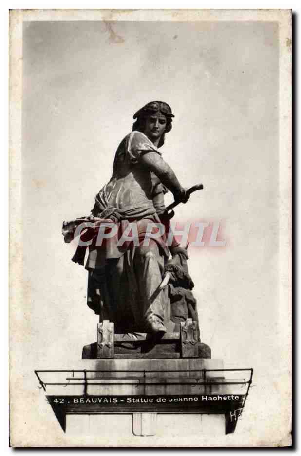 Beauvais — Statue of Jeanne Hachette — Edition E. Harnignier, rue Saint-Martin, Paris