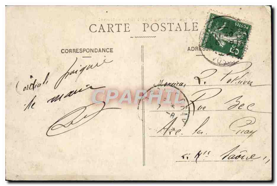 CPA Martigny Les Bains Hotel International — Verso