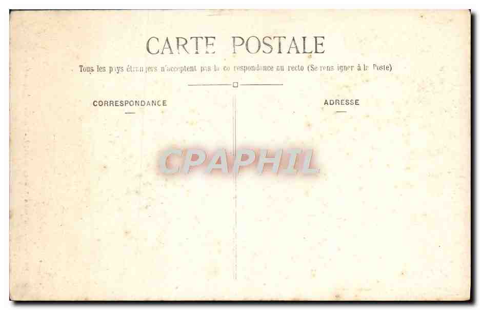 CPA Senlis Ruines Du Chateau Henri IV Tapisserie flamande  — Rückseite