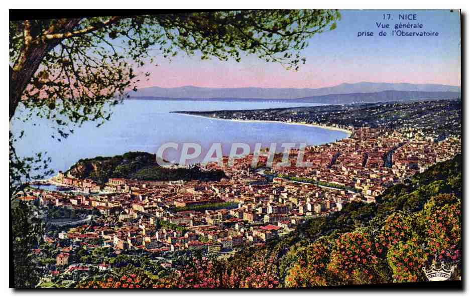CPA Nice Vue Generale Prise De I'Observatoire