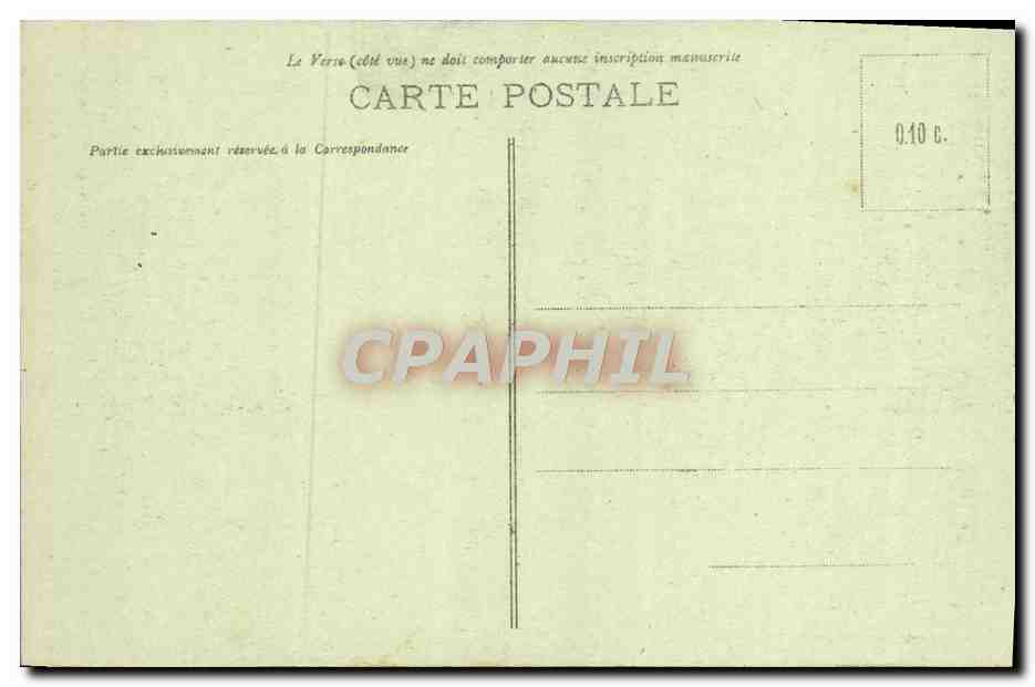 CPA Marseille Statue ND De La Garde Veneree dans la crypte  — Rückseite