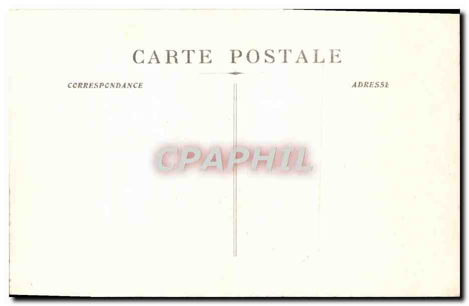 CPA Marseille Les Bords De La Corniche — Verso