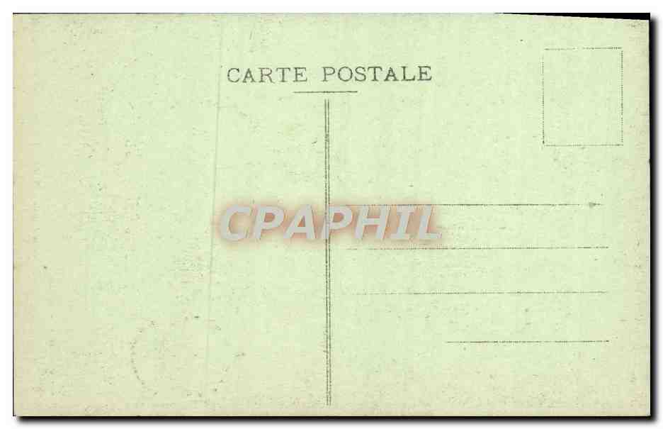 CPA Marseille ND De La Garde Statue Du Maitre Autel — Rückseite