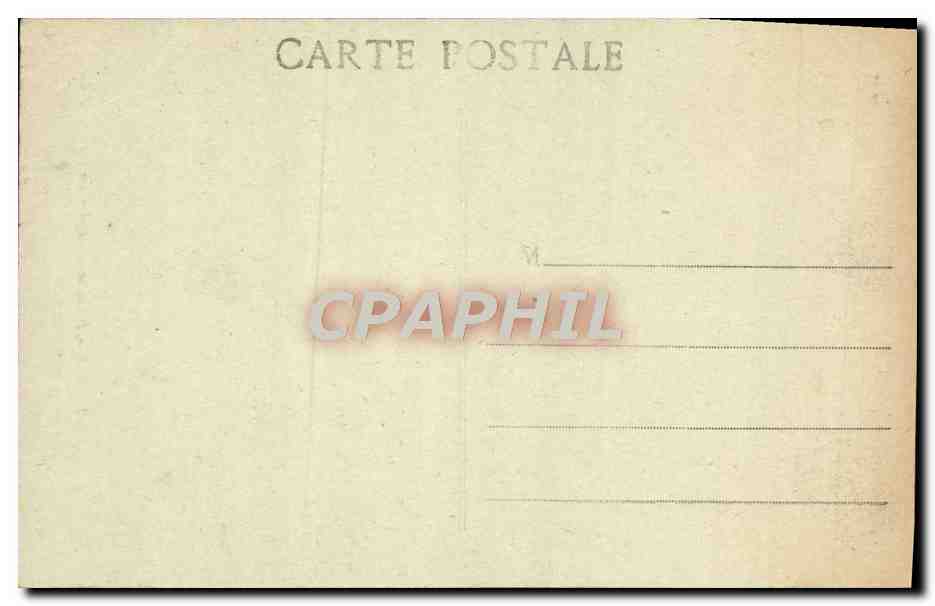 CPA Marseille La Fontaine Cantini La mer — Rückseite