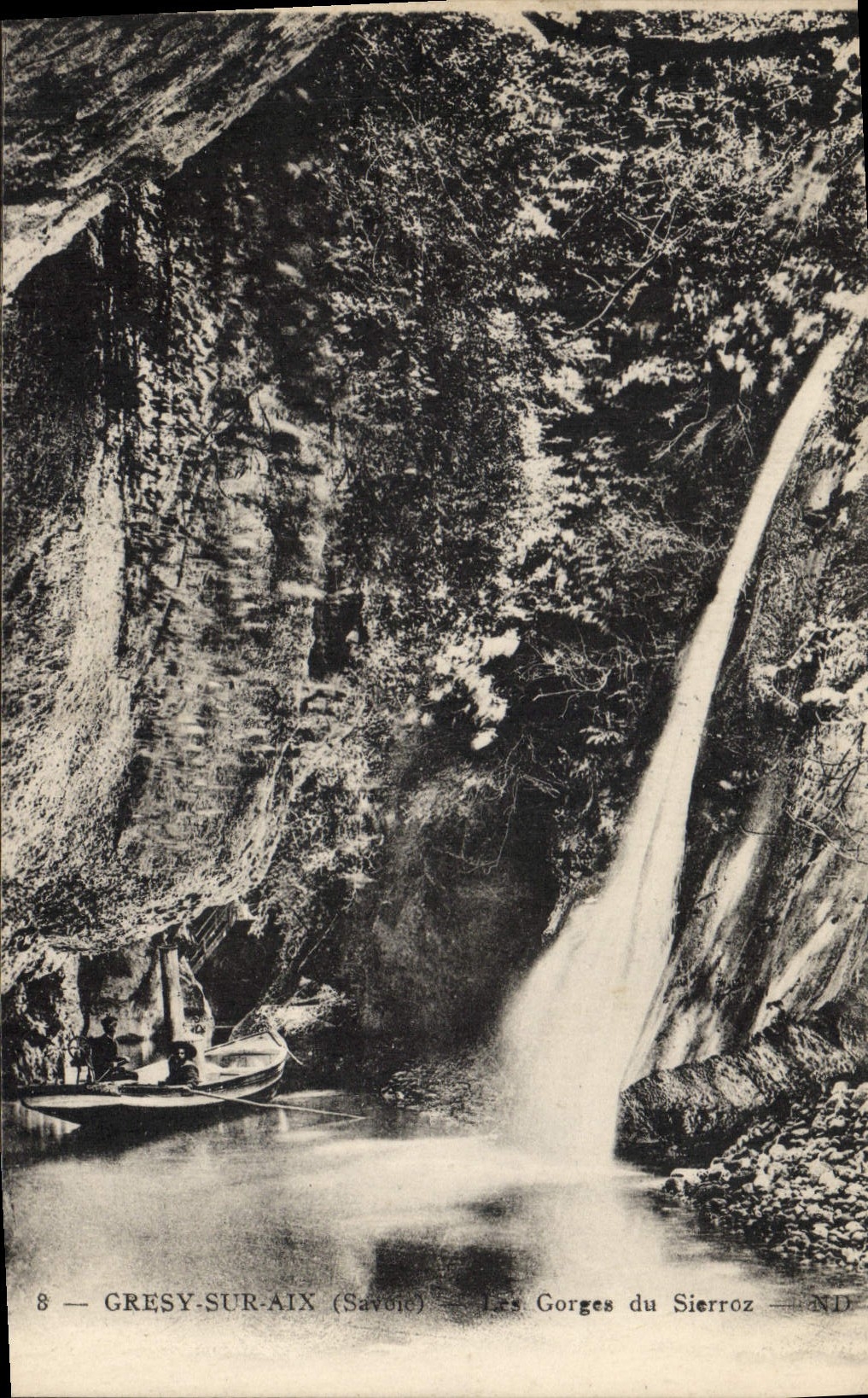 CPA Gresy Sur Aix Les Gorges Du Sierroz