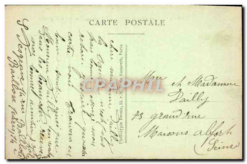 CPA Tannay Pinacle De La Tour Vue Sur Le Vignoble — Rückseite