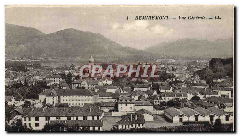 CPA Remiremont Vue Generale