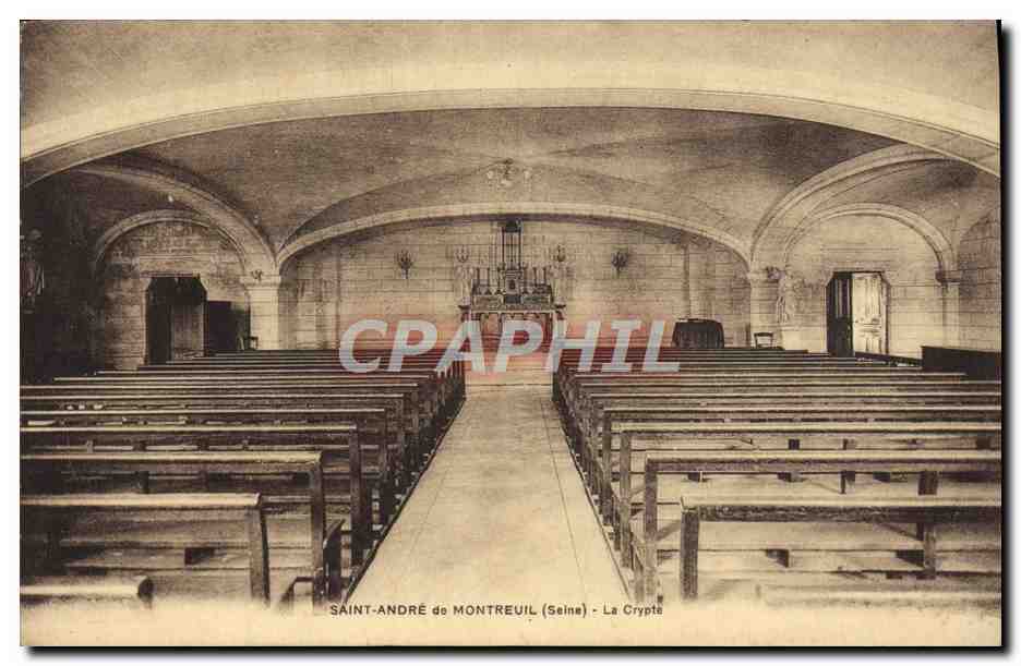 CPA Saint Andre De Montreuil La Crypte
