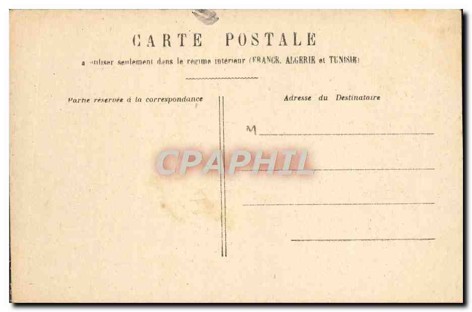 CPA Paris Boulevard De la Madeleine — Verso