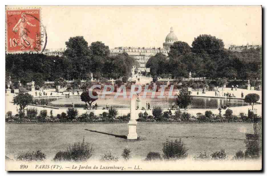 CPA Paris Le Jardin Du Luxembourg