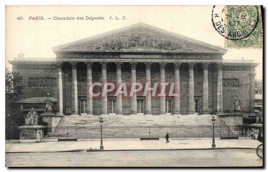 CPA Paris Chambre Des Deputes