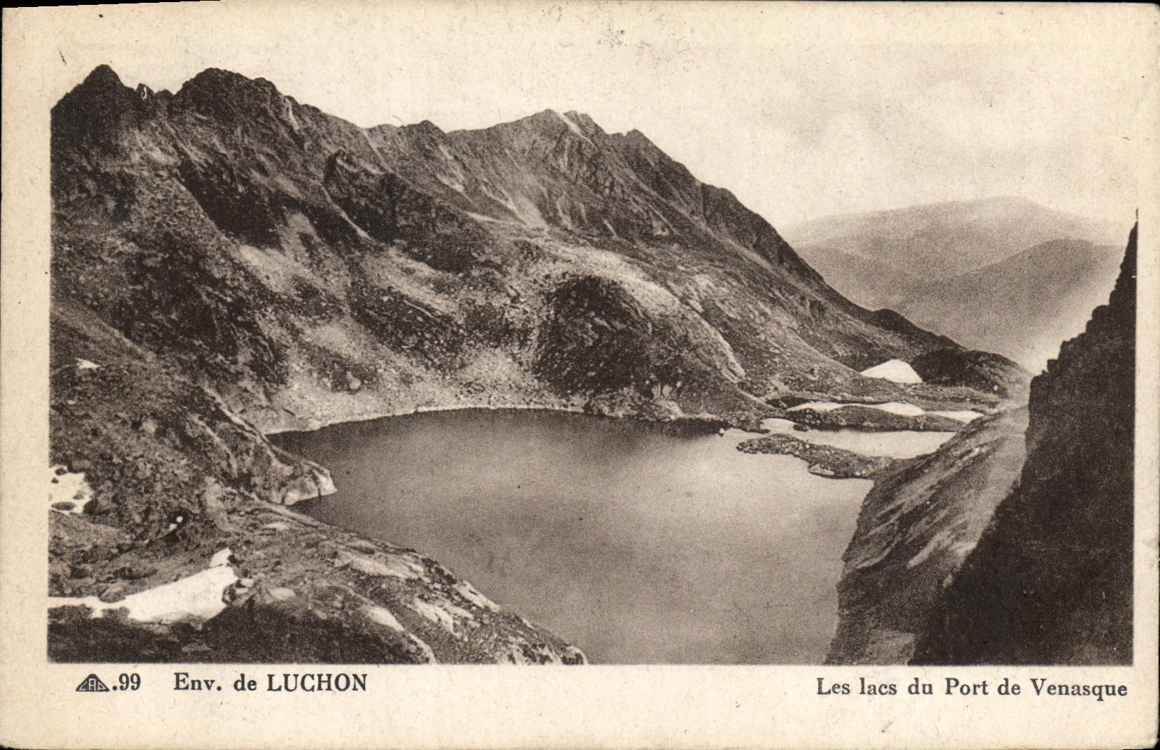 Les lacs du Port de Venasque — Env. de LUCHON — Cité des Arts Photomécaniques n°99