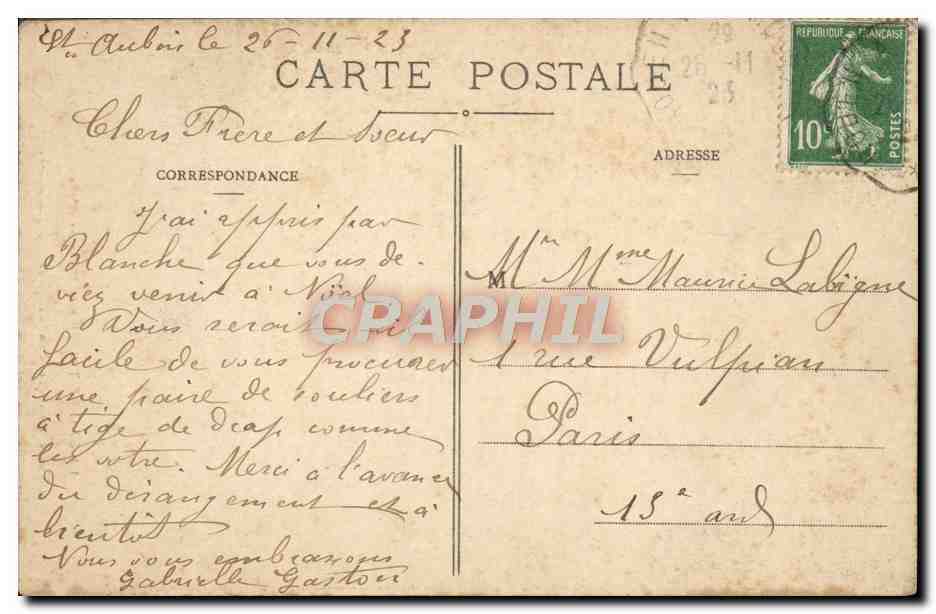 CPA La Grande Trappe Pres Mortagne Autel du tombeau des Abbes  — Rückseite