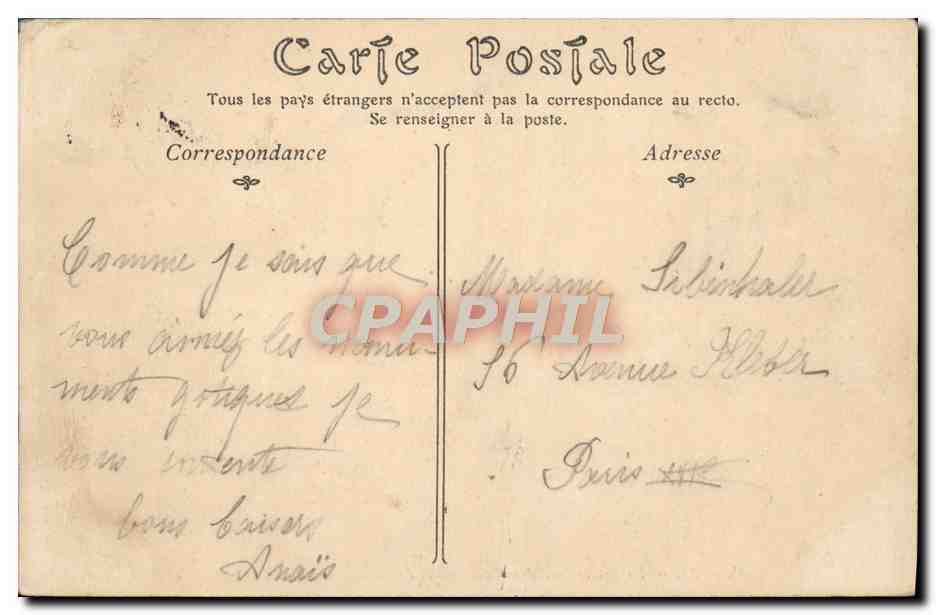 CPA Angers La Prefecture Arcades Romanes Decouvertes en 1836 — Rückseite