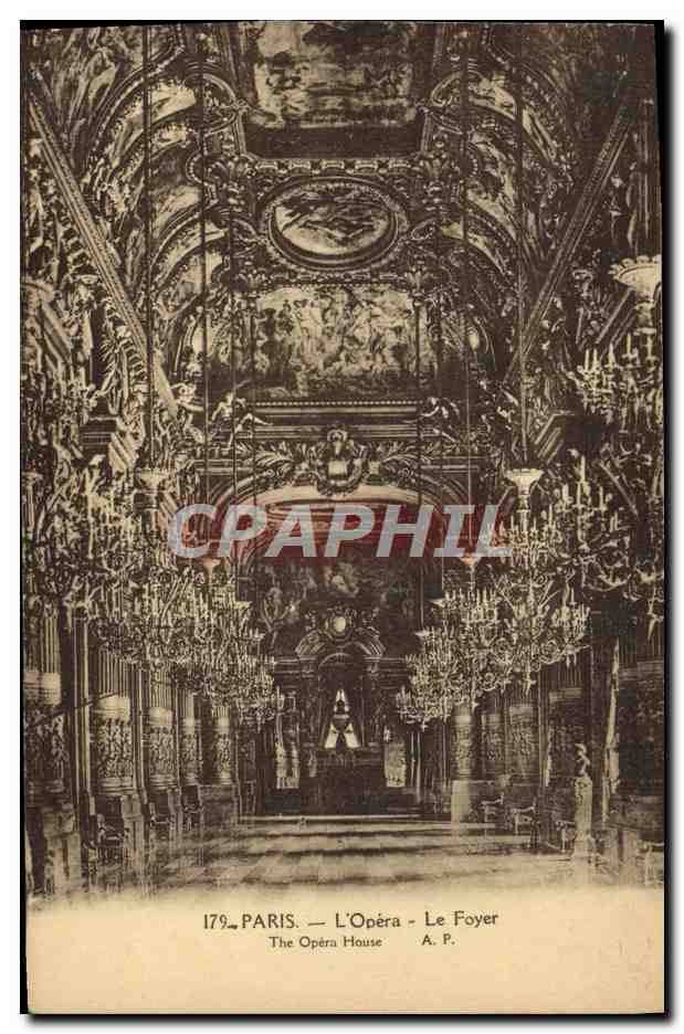 CPA Paris L'Opera Le Foyer
