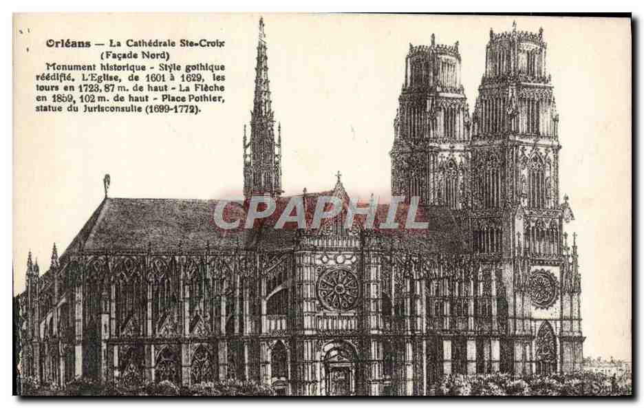 CPA Orleans La Cathedrale Ste Croix
