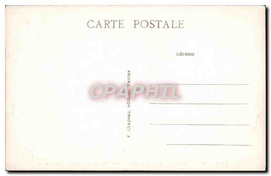 CPA Guerande Collegiale Saitn Aubin Portail Et Chaire exterieure — Back