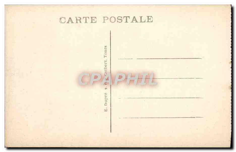 CPA Langeais Le Chateau — Rückseite