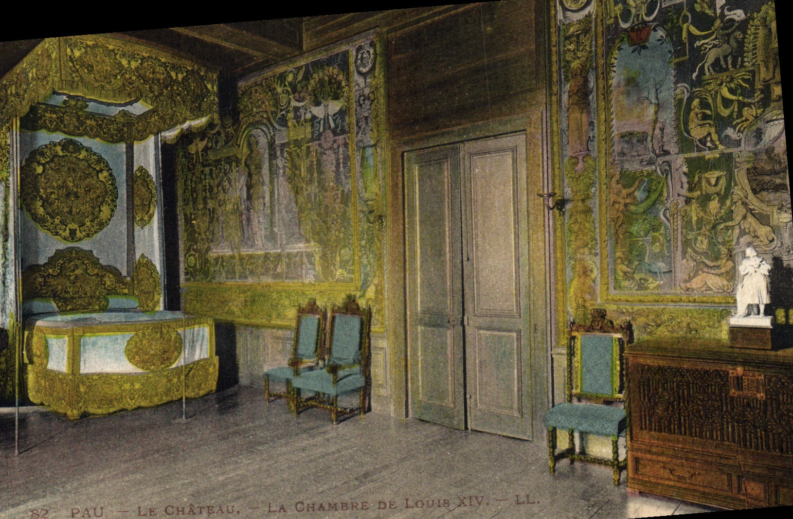 Pau — Le Château — La Chambre de Louis XIV — LL