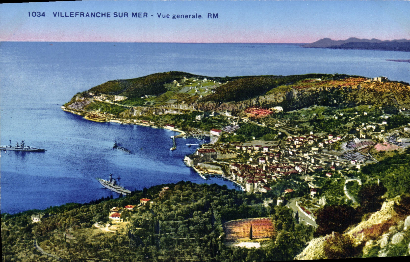 Villefranche-sur-Mer — Vue générale — RM, n°1034