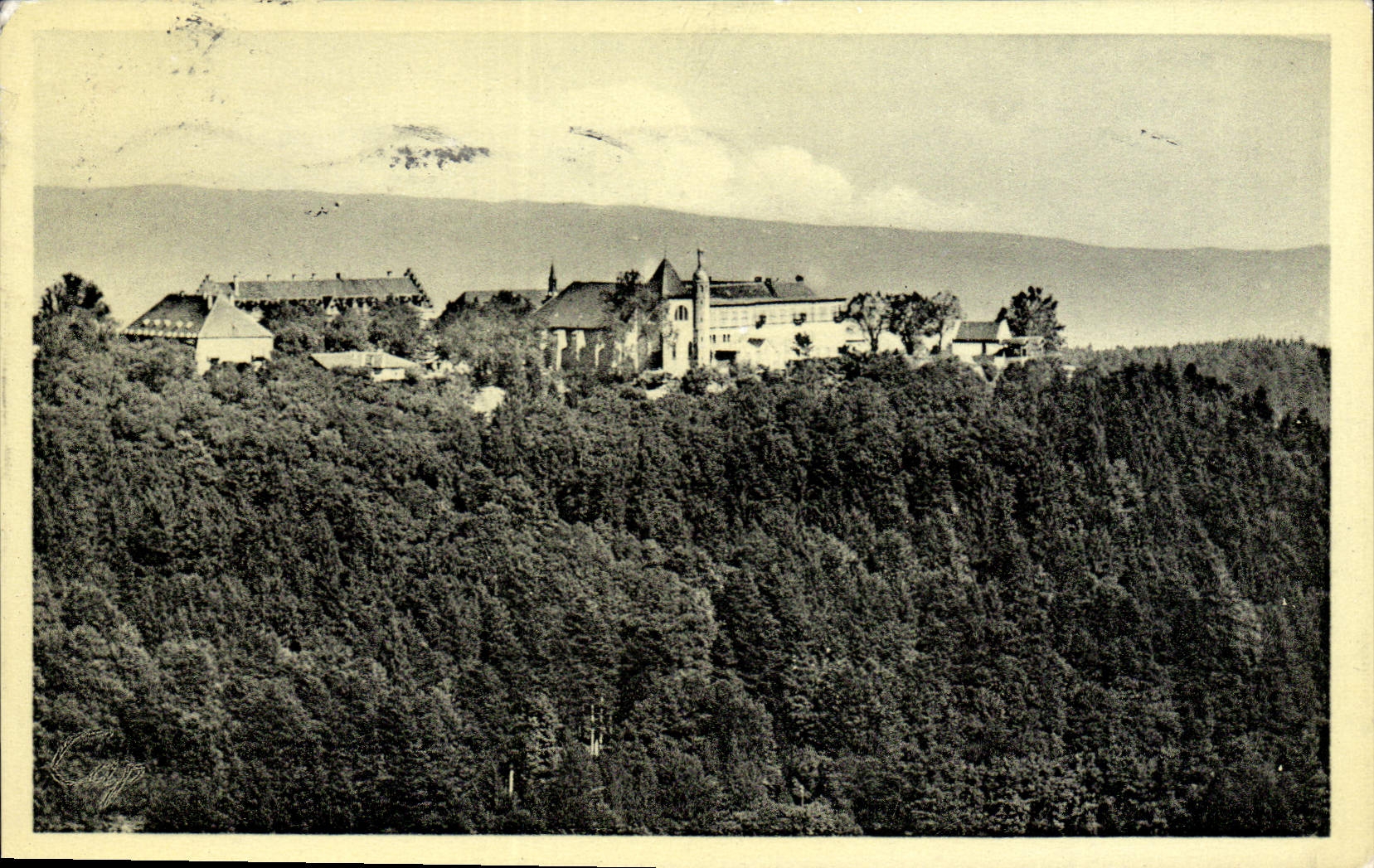 Mont Sainte-Odile — Vue d'ensemble du couvent — Collection spéciale