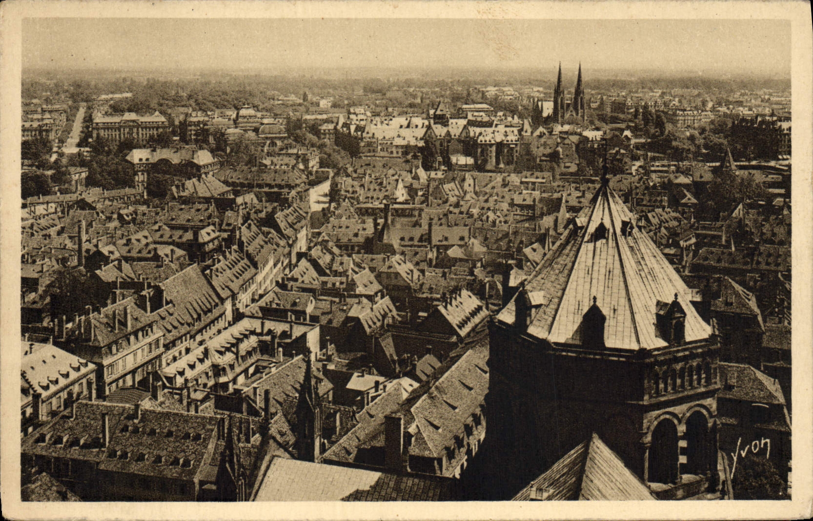 CPA Strasbourg Vue Generale