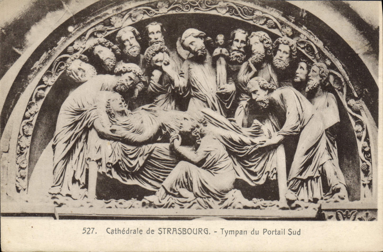 CPA Strasbourg Tympan Du Portail Sud Cathedrale