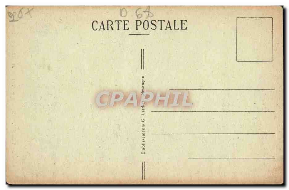 CPA Thann Eglise St Thiebaut Les Stalles — Rückseite
