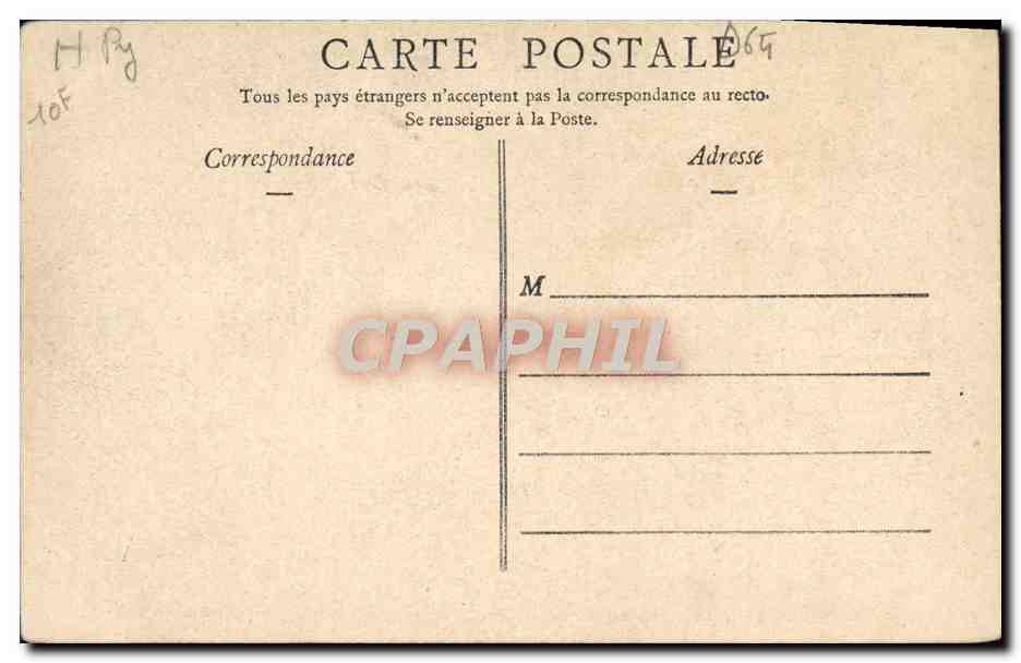 CPA Lourdes Interieur De I'Eglise Du Rosaire — Verso