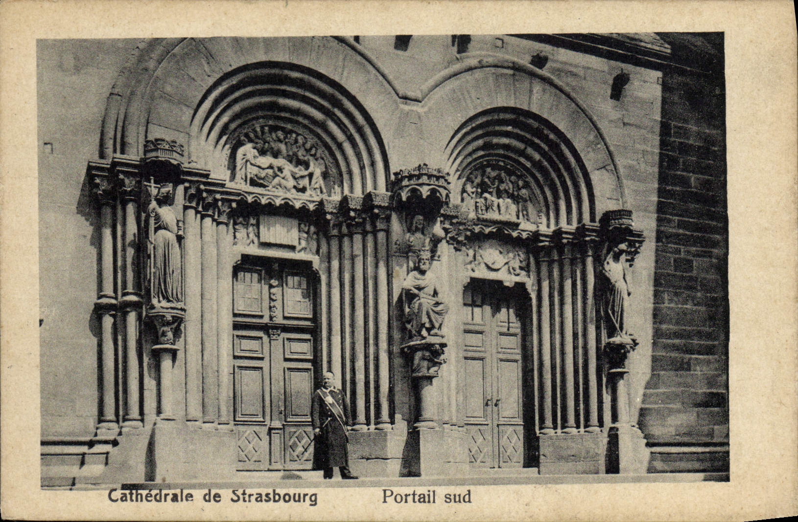 CPA Cathedrale De Strasbourg Portail Sud