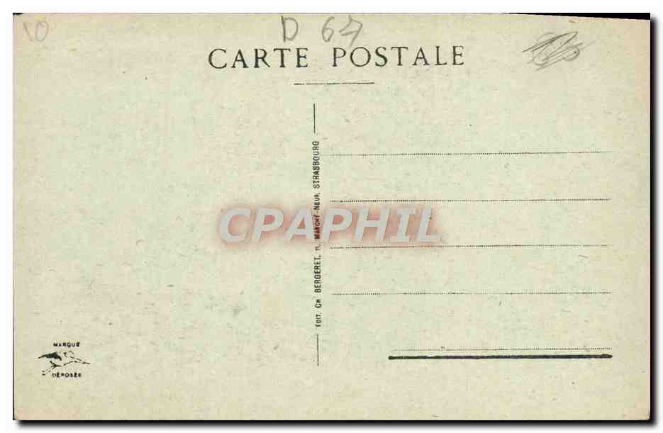 CPA Obernai Le Puits A Six Seaux — Verso