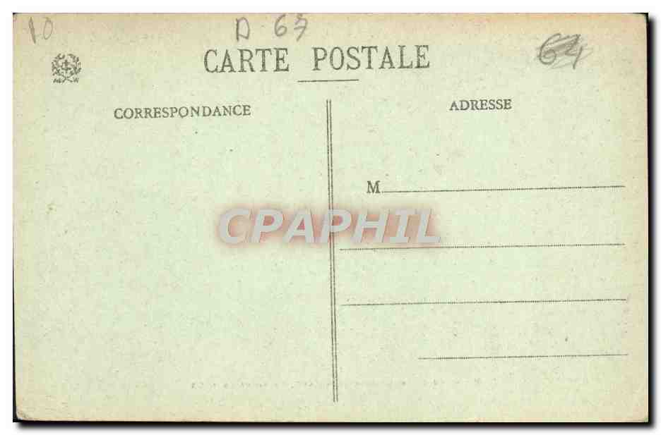 CPA Obernai Hotel de ville  — Verso