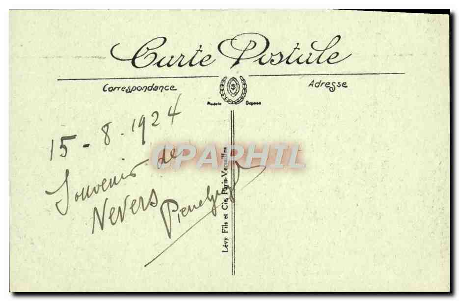 CPA Nevers Perspectuive Du Quai De La Loire — Rückseite