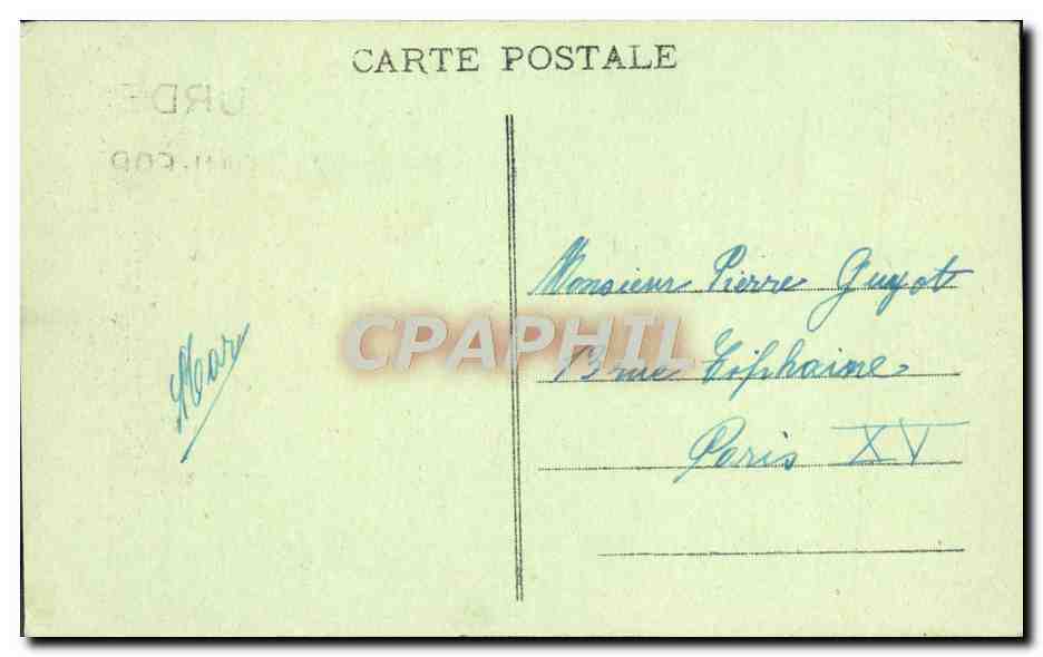 CPA Les Pyrenees Lourdes Chateau Fort — Verso