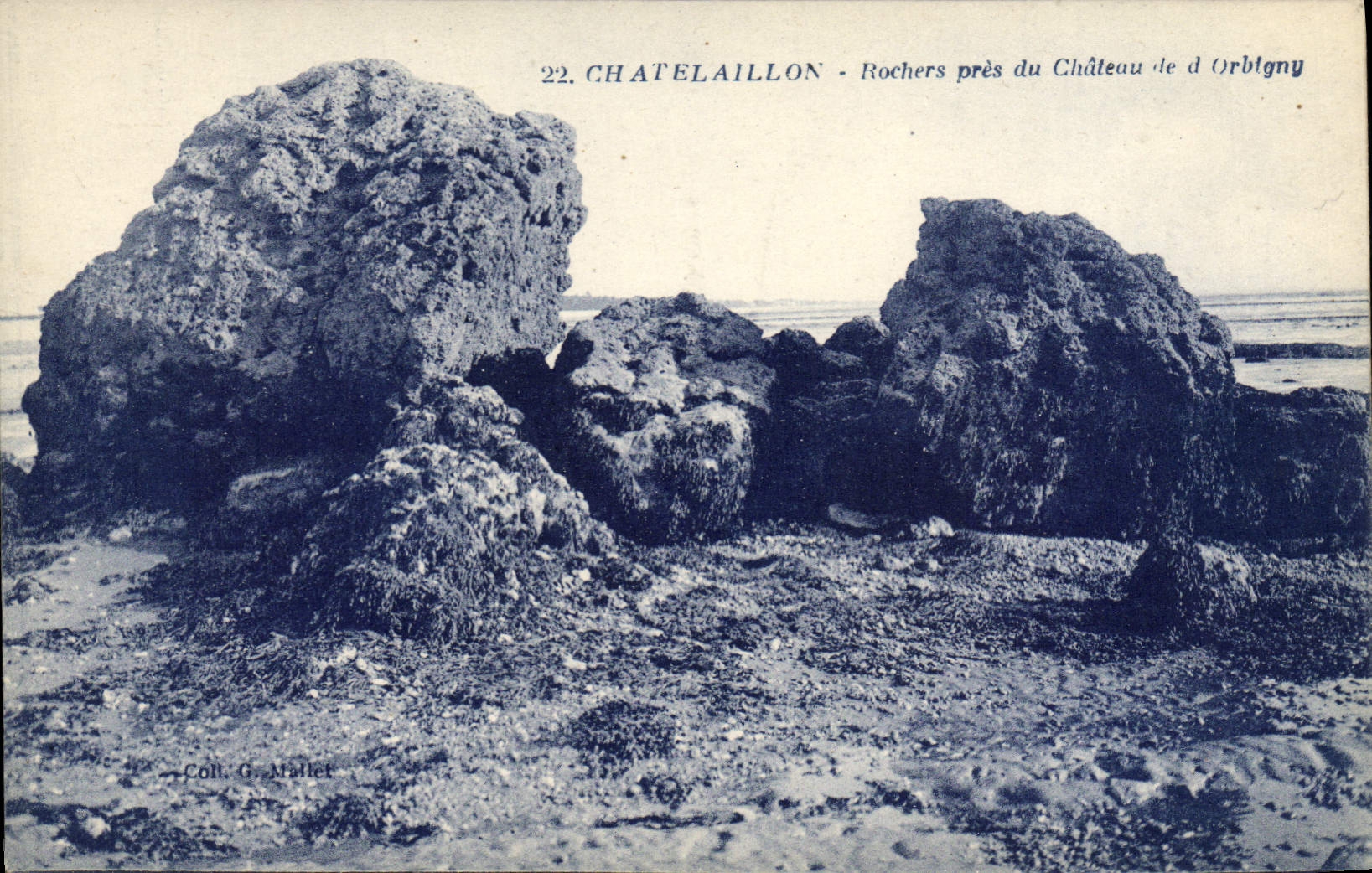 CPA Chatelaillon Rochers Pres Du Chateau De D'Orbigny