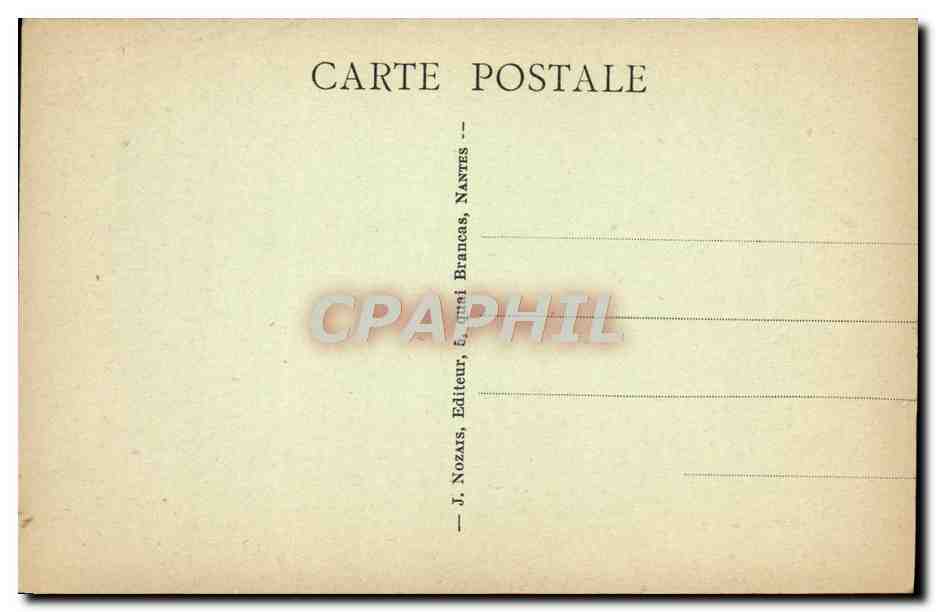 CPA Chatelaillon Rochers Pres Du Chateau De D'Orbigny — Back