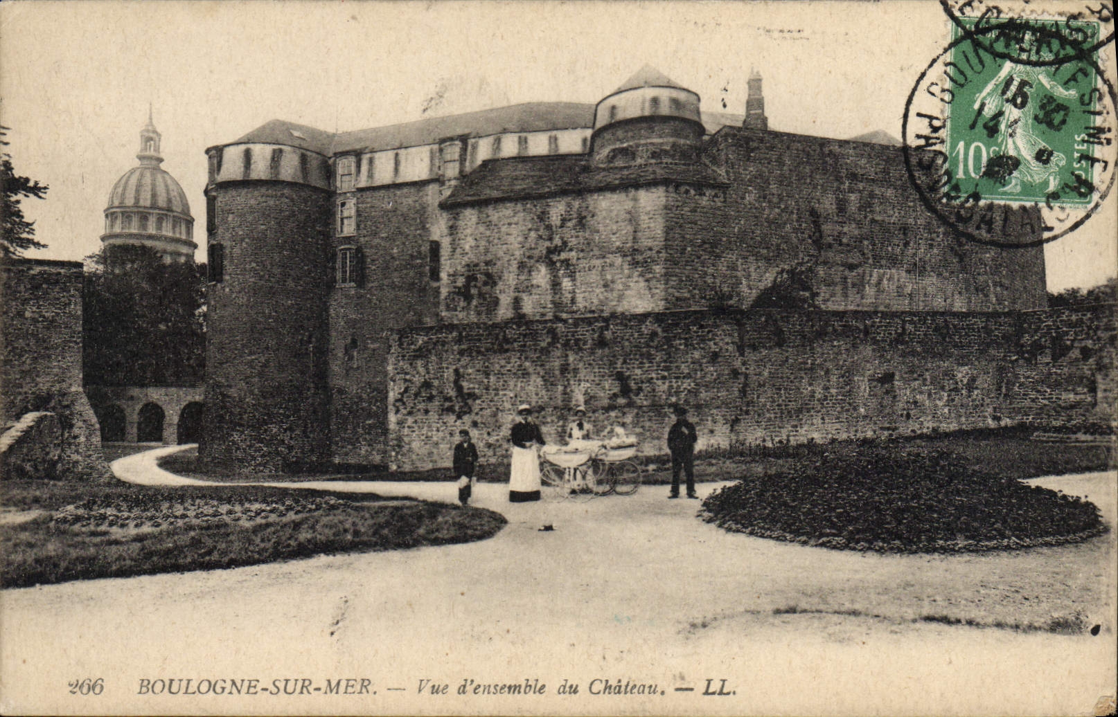 Boulogne-sur-Mer — Vue d'ensemble du Château — LL. n°266