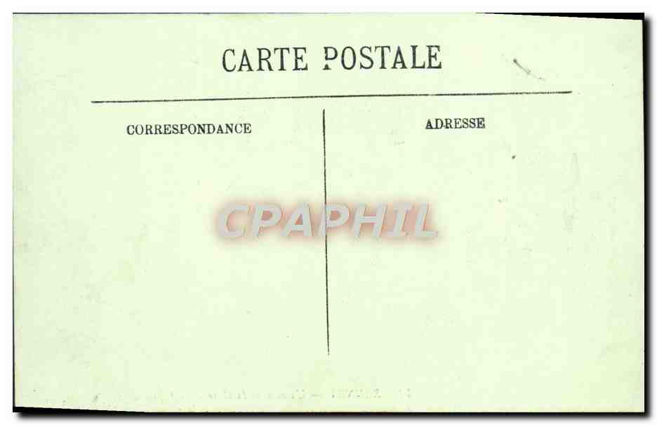 CPA Rennes Un Coin De La Cour De I'Abbaye De St Melaine — Rückseite