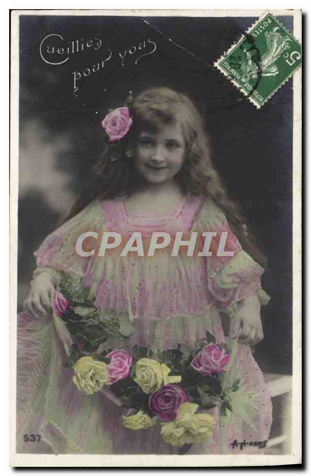 CPA Cueillies Pour Vous Enfant