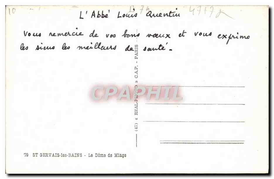 Le Dôme de Miage — ST GERVAIS-les-BAINS — éditeur C.A.P. — Reverso