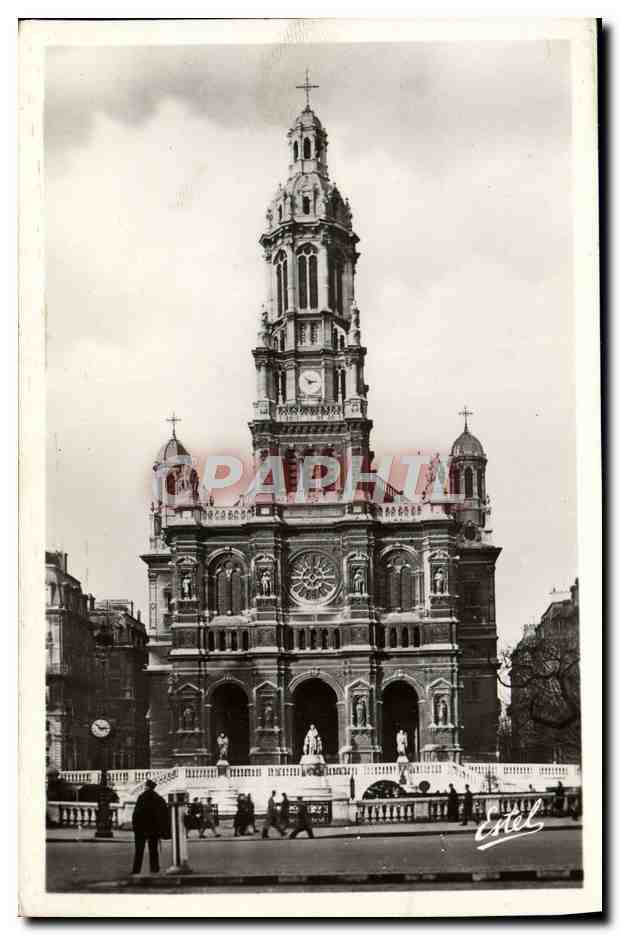 CPA Paris Eglise De La Trinite