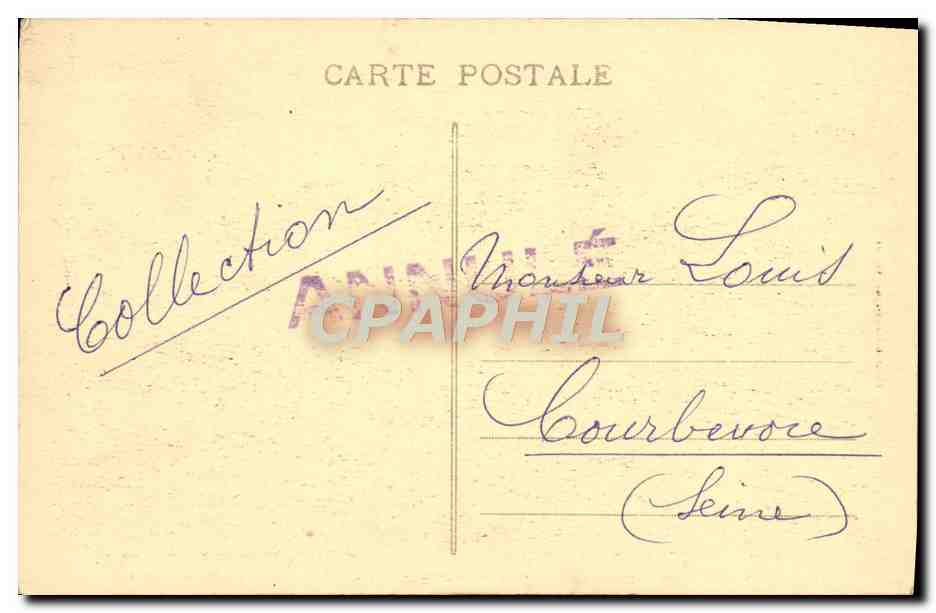 CPA Les Andelys Chateau Gaillard — Rückseite