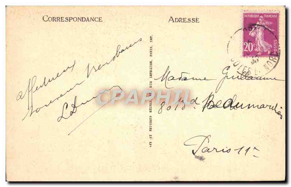 CPA Saint Brieuc Maison Du Siecle dite Hotel des Ducs de Bretagne  — Rückseite