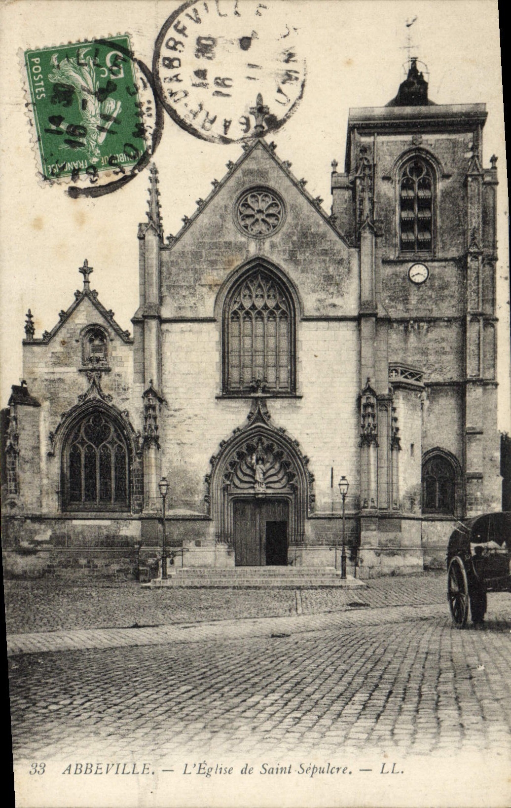 CPA Abbeville L'Eglise De Saint Sepulcre
