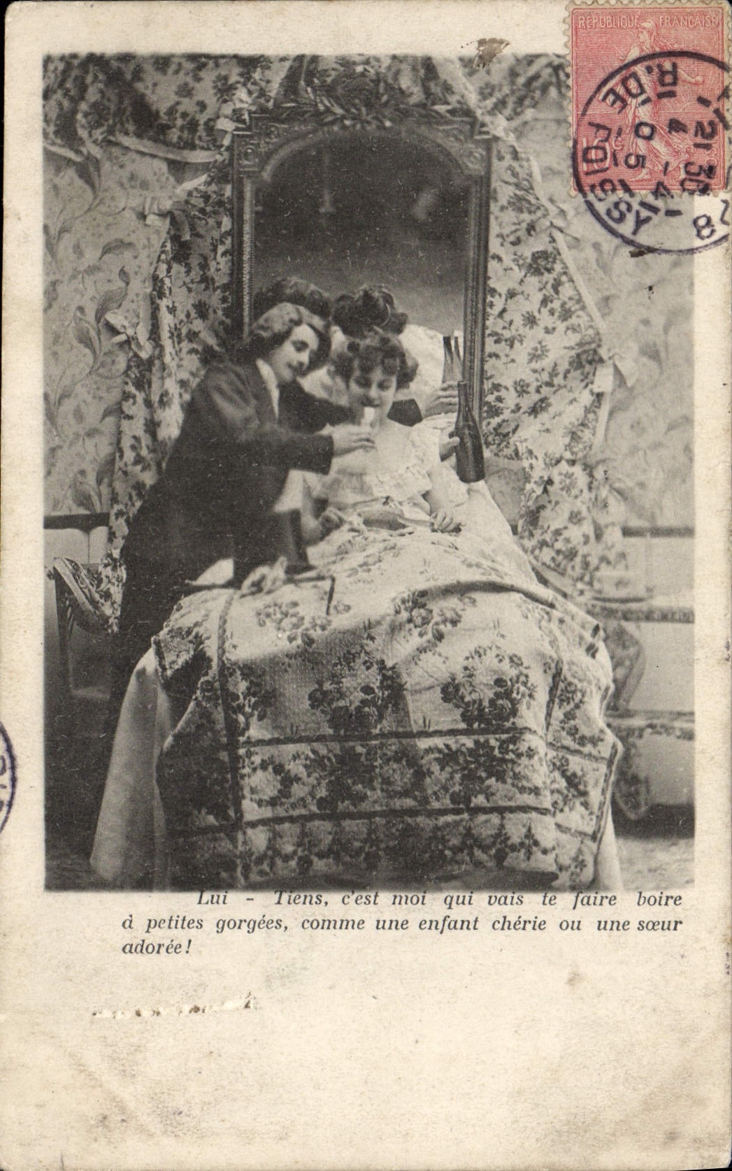 Sœur adorée — scène intime — éditeur non visible