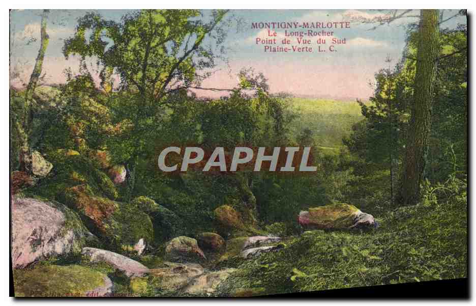 Montigny-Marlotte — Le Long-Rocher, Point de Vue du Sud — Plaine-Verte L.C.